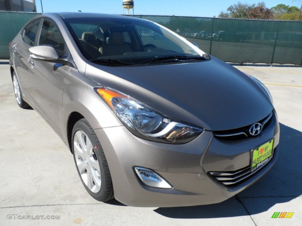2012 Elantra Limited - Desert Bronze / Beige photo #1