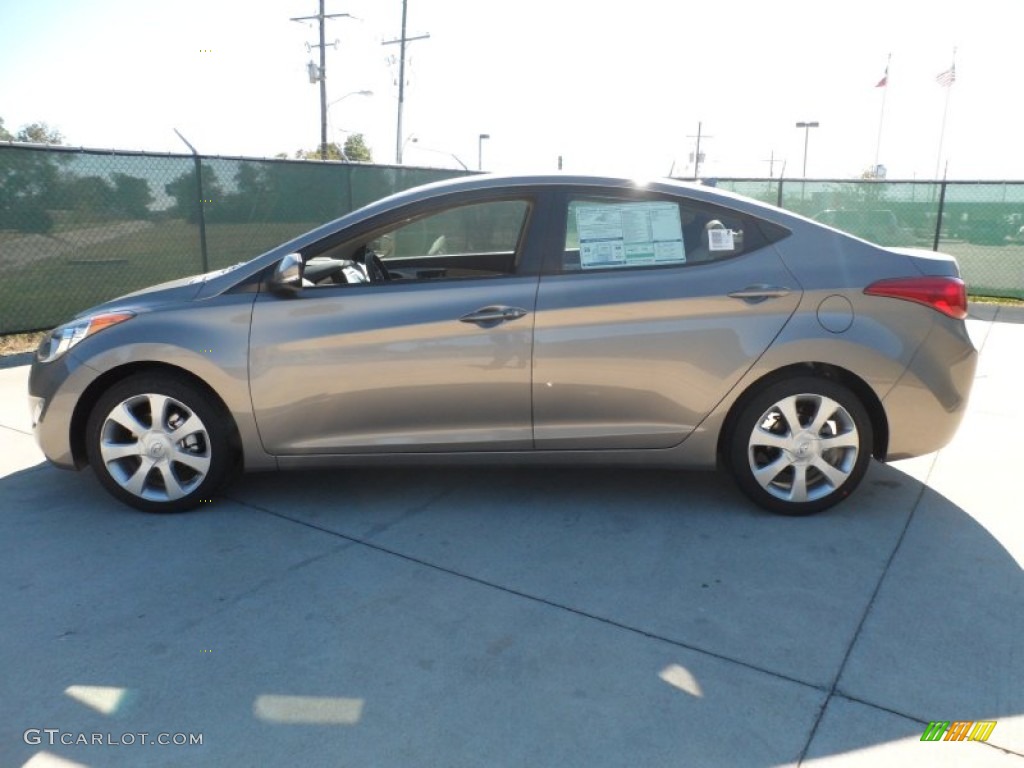 2012 Elantra Limited - Desert Bronze / Beige photo #6