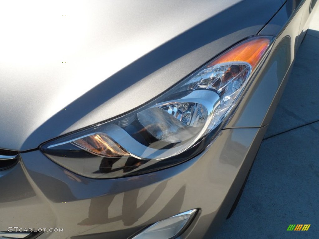 2012 Elantra Limited - Desert Bronze / Beige photo #9