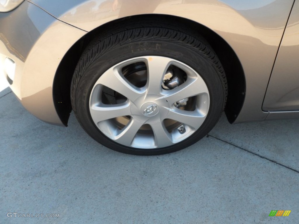 2012 Elantra Limited - Desert Bronze / Beige photo #11