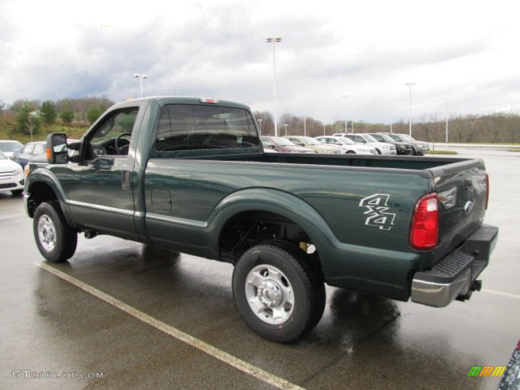 Forest green ford f250 #2