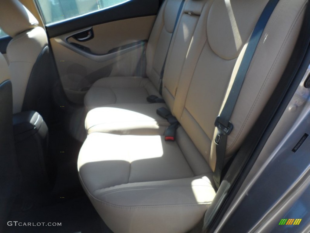 2012 Elantra Limited - Desert Bronze / Beige photo #21