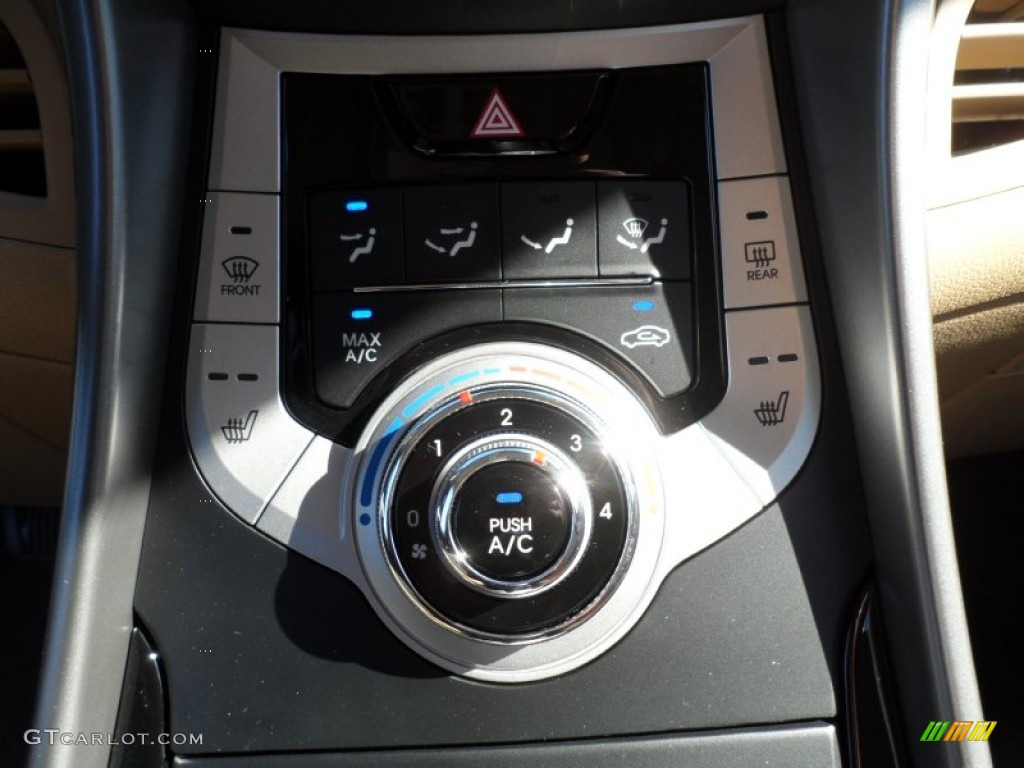 2012 Elantra Limited - Desert Bronze / Beige photo #30