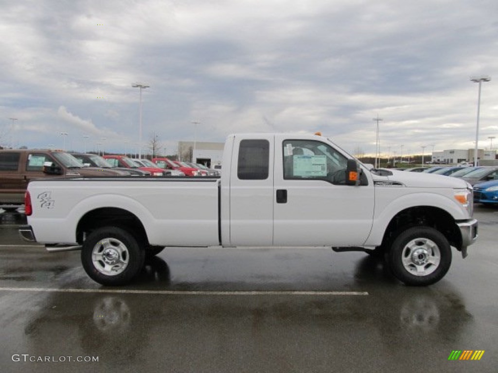 2012 F250 Super Duty XLT SuperCab 4x4 - Oxford White / Steel photo #2