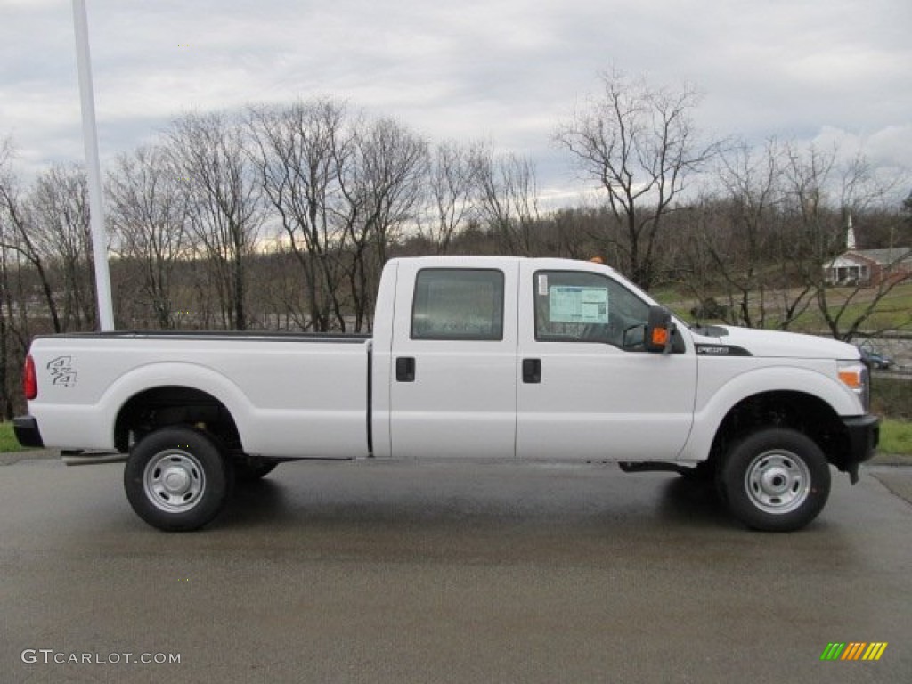 Oxford White 2012 Ford F350 Super Duty XL Crew Cab 4x4 Exterior Photo #57078089