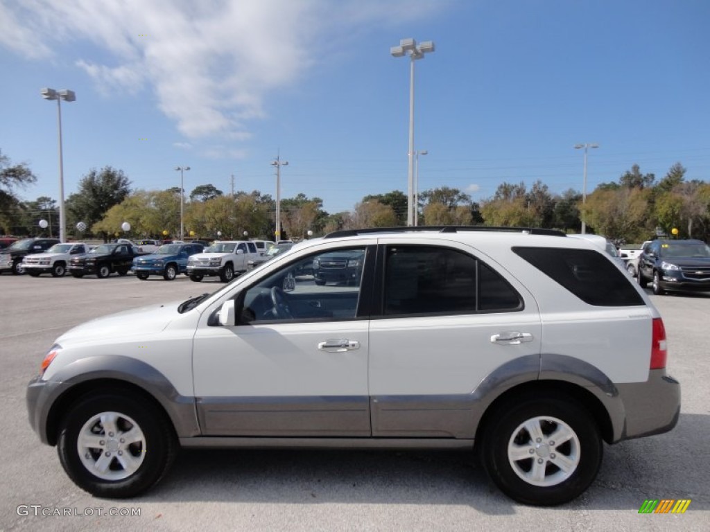 Clear White 2008 Kia Sorento EX Exterior Photo #57078245
