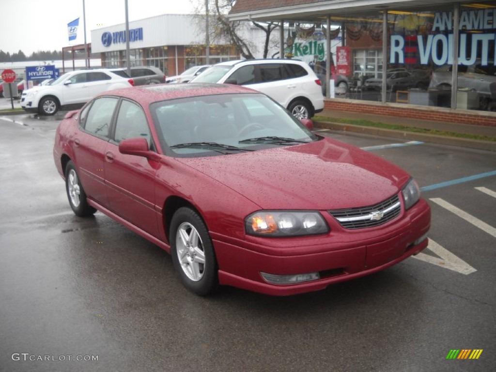 2005 Impala LS - Sport Red Metallic / Medium Gray photo #1
