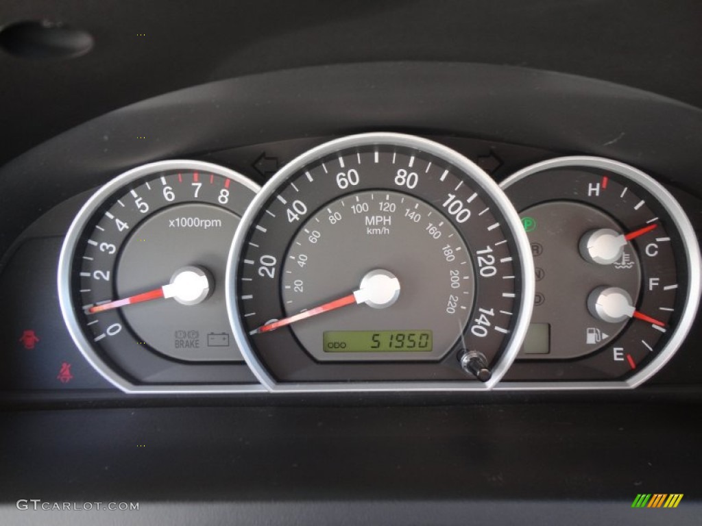 2008 Kia Sorento EX Gauges Photo #57078432