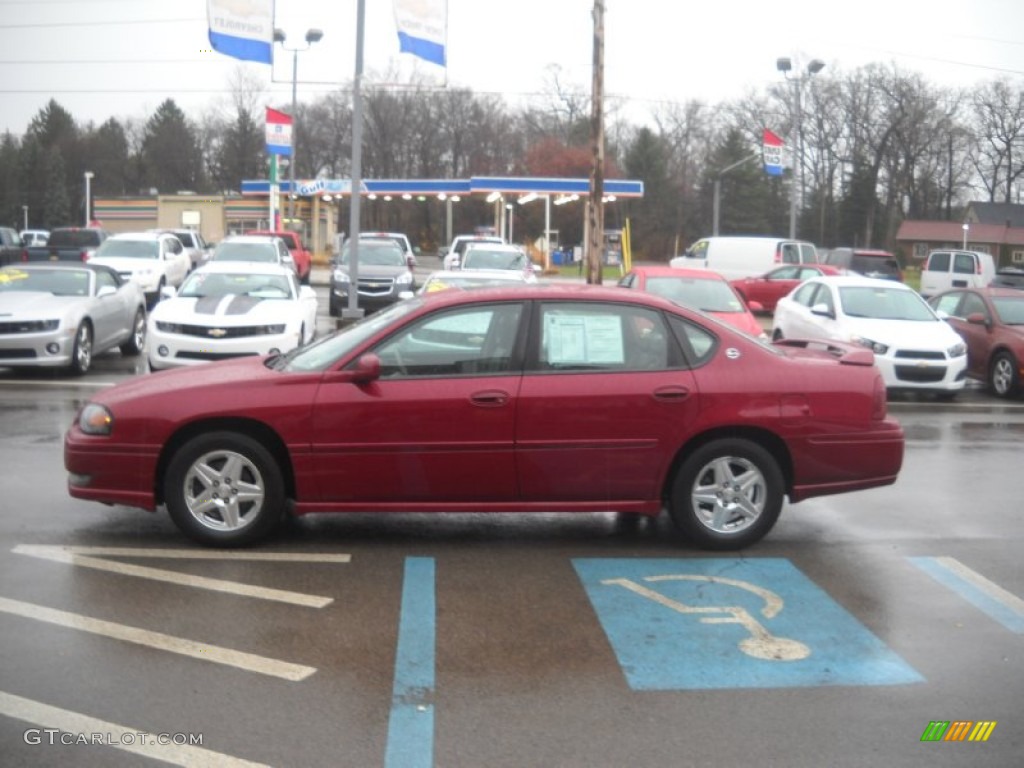 2005 Impala LS - Sport Red Metallic / Medium Gray photo #6