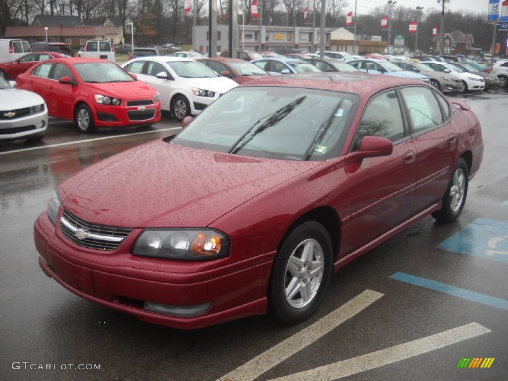 2005 Impala LS - Sport Red Metallic / Medium Gray photo #7