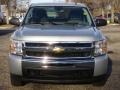 2011 Sheer Silver Metallic Chevrolet Silverado 1500 LS Extended Cab 4x4  photo #2