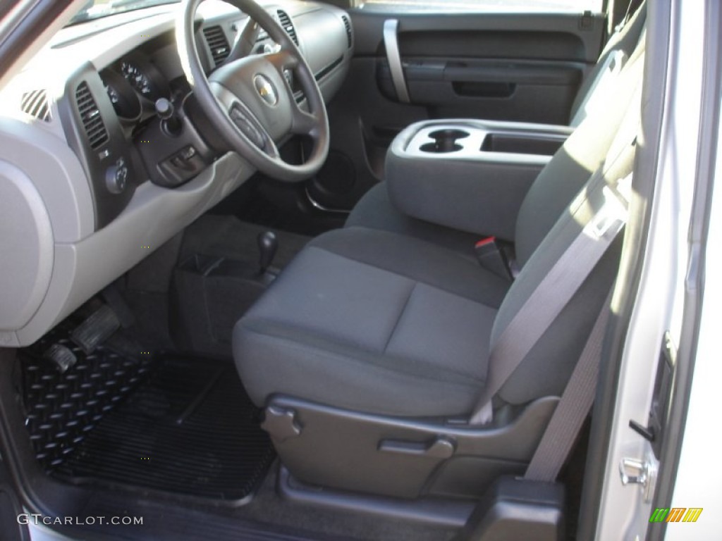 2011 Silverado 1500 LS Extended Cab 4x4 - Sheer Silver Metallic / Dark Titanium photo #10