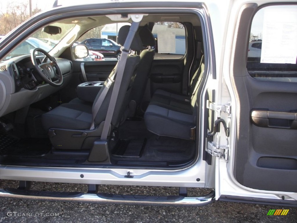 2011 Silverado 1500 LS Extended Cab 4x4 - Sheer Silver Metallic / Dark Titanium photo #11