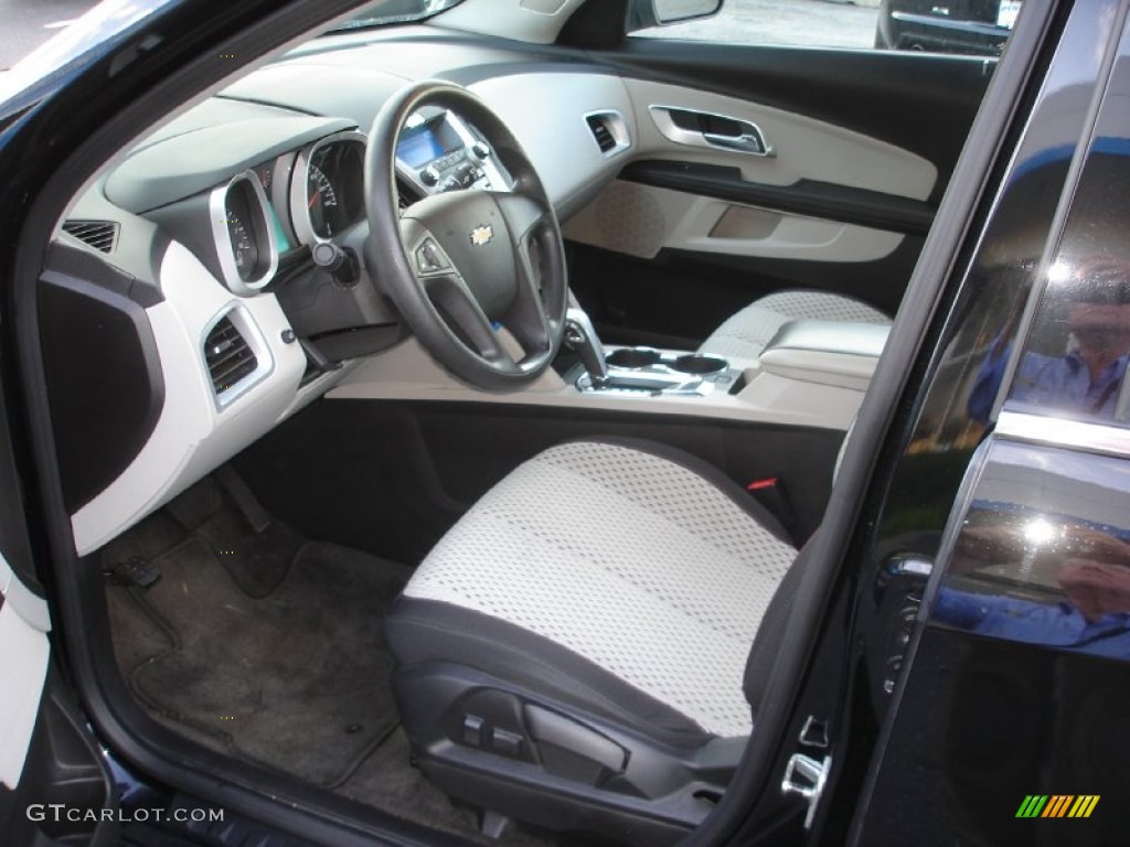 Jet Black/Light Titanium Interior 2010 Chevrolet Equinox LS AWD Photo #57079478