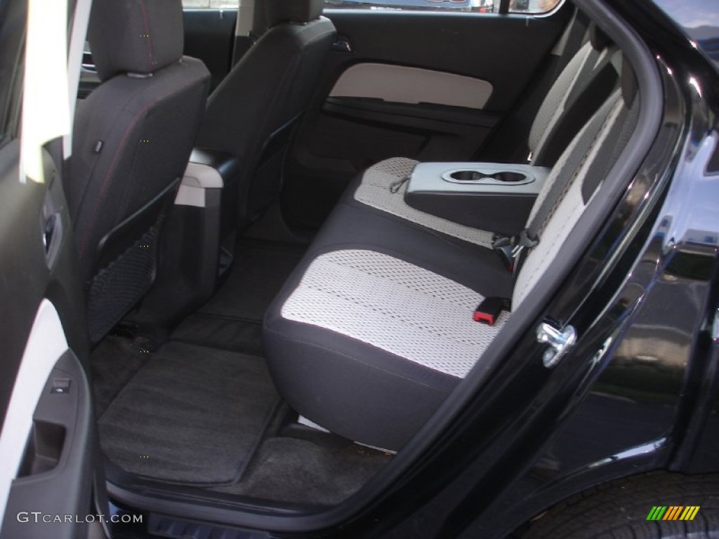 Jet Black/Light Titanium Interior 2010 Chevrolet Equinox LS AWD Photo #57079490