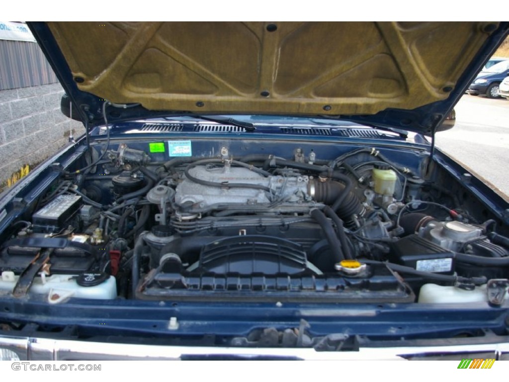 1993 Pickup Deluxe V6 Extended Cab 4x4 - Blue Pearl Metallic / Blue photo #14