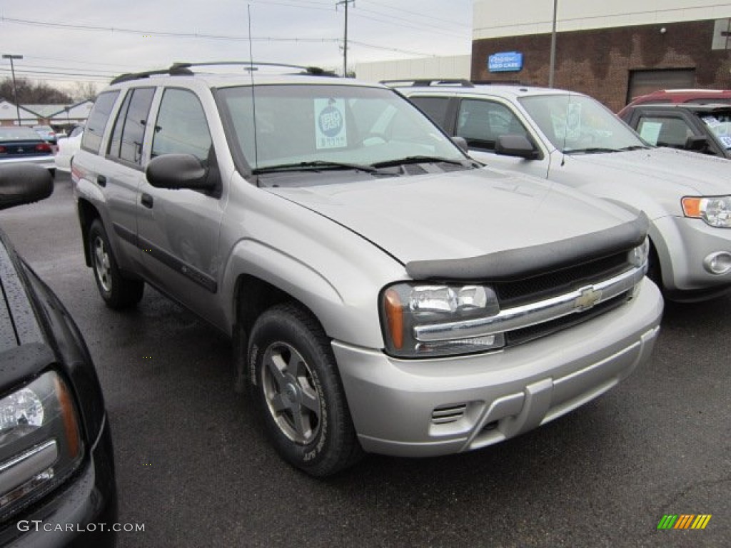 2004 TrailBlazer LS 4x4 - Silverstone Metallic / Medium Pewter photo #1