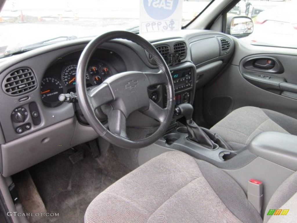 2003 TrailBlazer LT 4x4 - Dark Gray Metallic / Medium Pewter photo #17