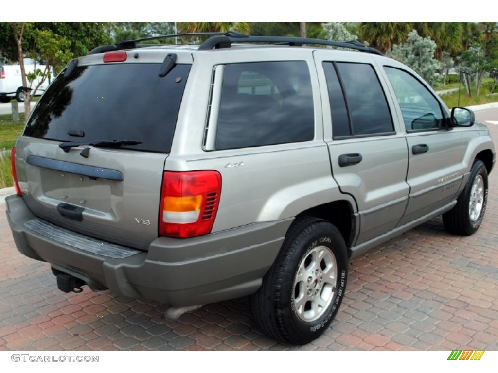 2000 Grand Cherokee Laredo 4x4 - Silverstone Metallic / Agate photo #7