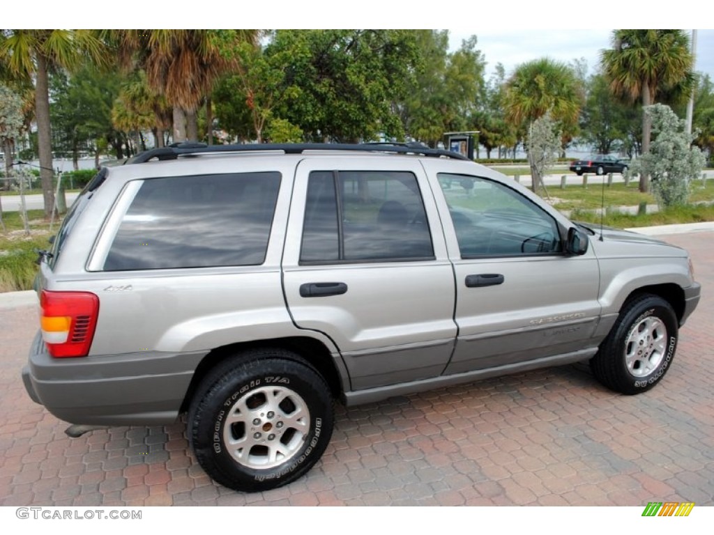 2000 Grand Cherokee Laredo 4x4 - Silverstone Metallic / Agate photo #8