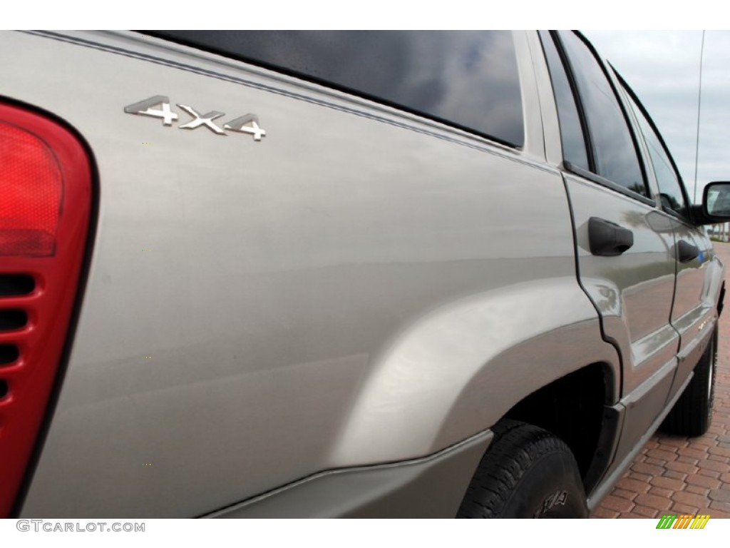 2000 Grand Cherokee Laredo 4x4 - Silverstone Metallic / Agate photo #15