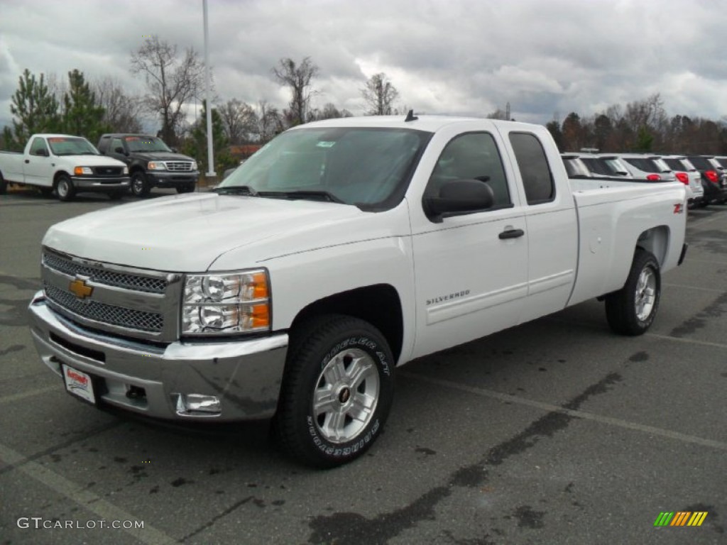 2012 Silverado 1500 LT Extended Cab 4x4 - Summit White / Ebony photo #1