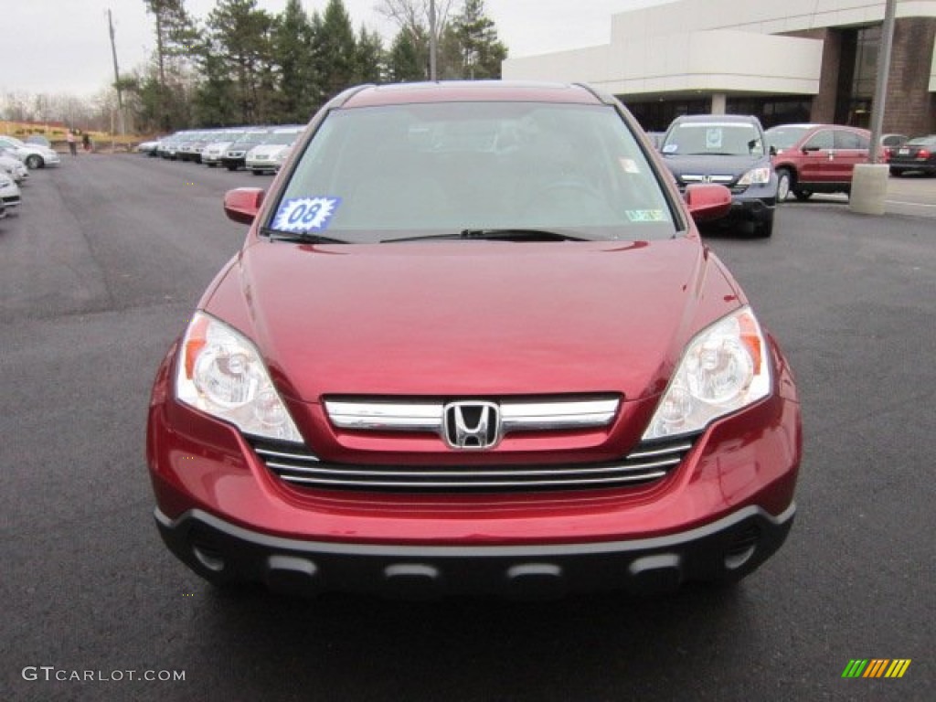 2008 CR-V EX-L 4WD - Tango Red Pearl / Gray photo #2