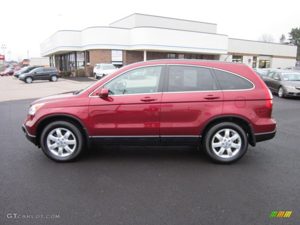 2008 CR-V EX-L 4WD - Tango Red Pearl / Gray photo #4