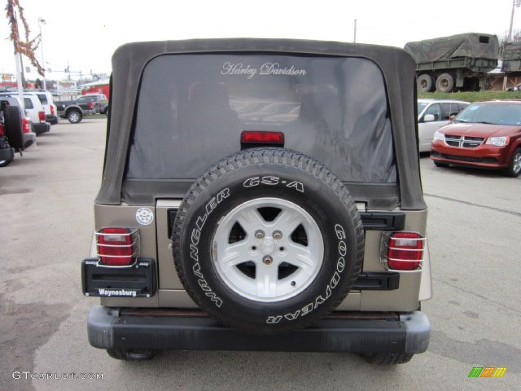 2004 Wrangler Sahara 4x4 - Light Khaki Metallic / Khaki photo #4