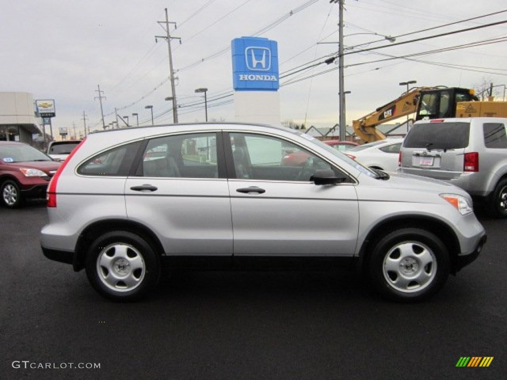 2009 CR-V LX 4WD - Alabaster Silver Metallic / Gray photo #8