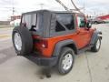 2011 Mango Tango Pearl Jeep Wrangler Sport S 4x4  photo #5