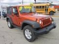 2011 Mango Tango Pearl Jeep Wrangler Sport S 4x4  photo #7