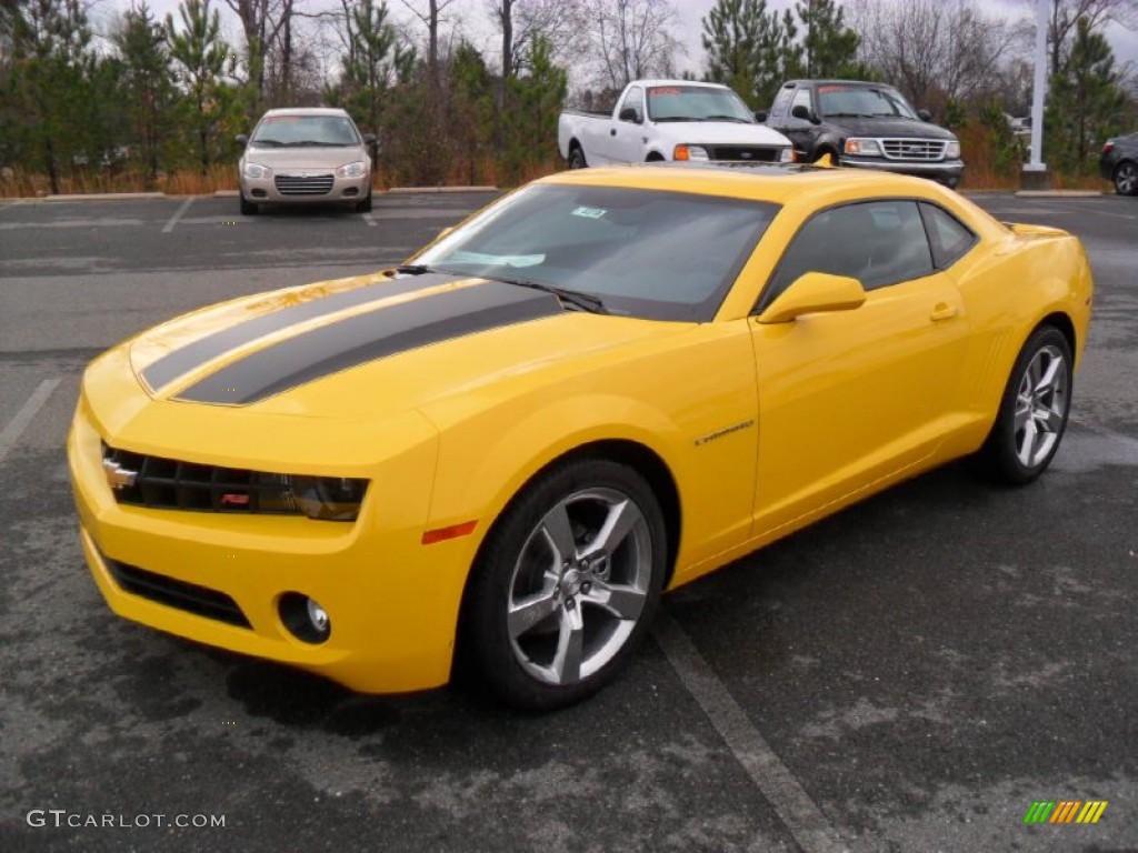 2012 Camaro LT/RS Coupe - Rally Yellow / Black photo #1