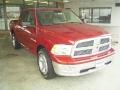 2010 Inferno Red Crystal Pearl Dodge Ram 1500 Big Horn Crew Cab  photo #7
