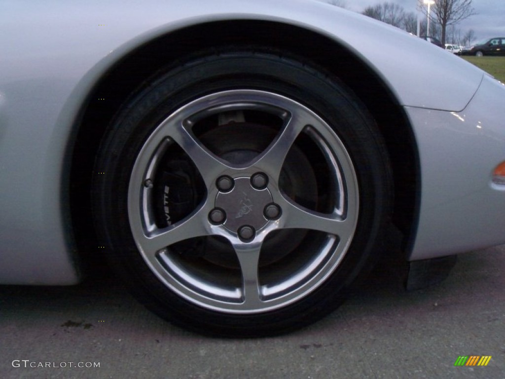 1998 Corvette Convertible - Sebring Silver Metallic / Black photo #13