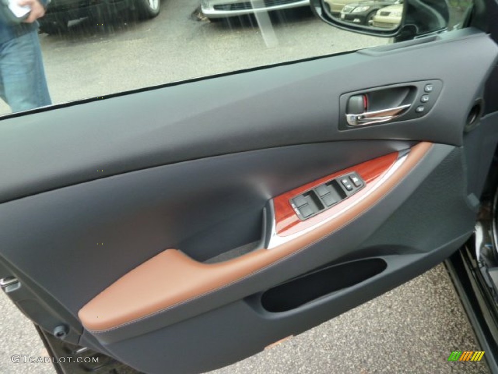 2012 Lexus ES 350 Saddle Door Panel Photo #57085442