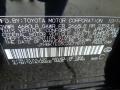 217: Stargazer Black 2012 Lexus ES 350 Color Code