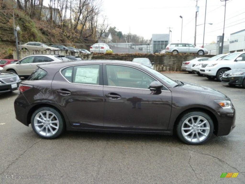 Fire Agate Pearl 2012 Lexus CT 200h Hybrid Premium Exterior Photo #57085517