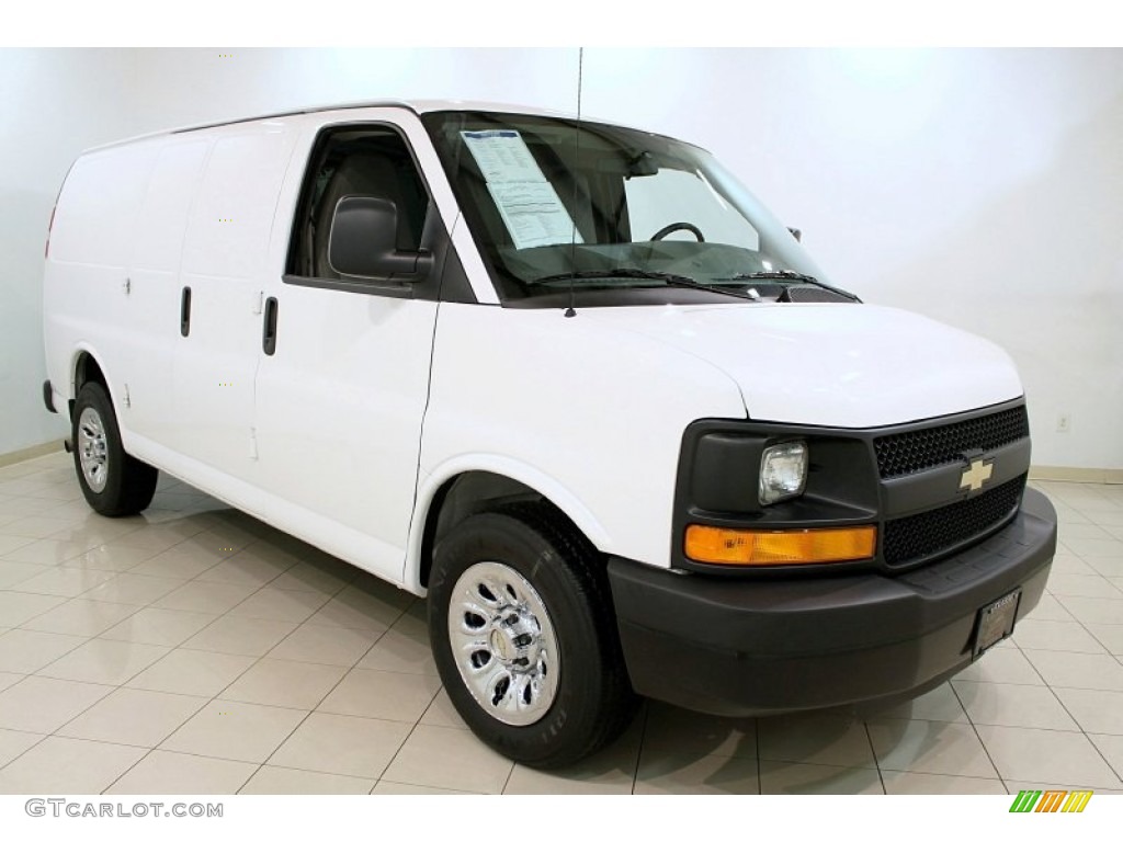 Summit White 2011 Chevrolet Express 1500 Work Van Exterior Photo #57085571