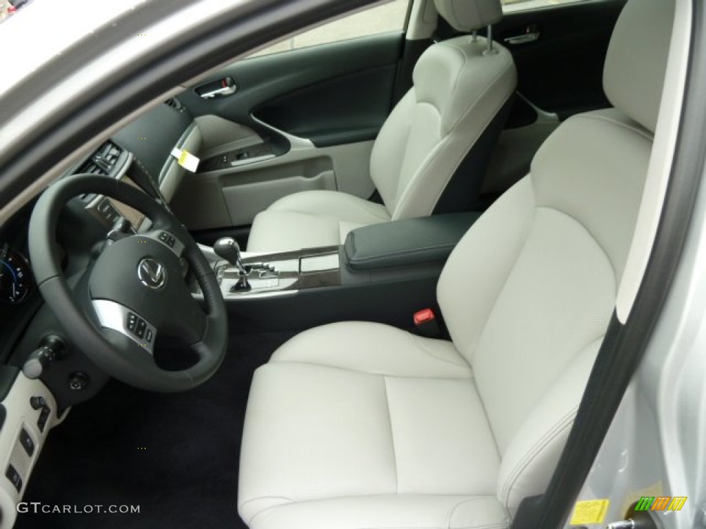Light Gray Interior 2012 Lexus IS 250 AWD Photo #57085664