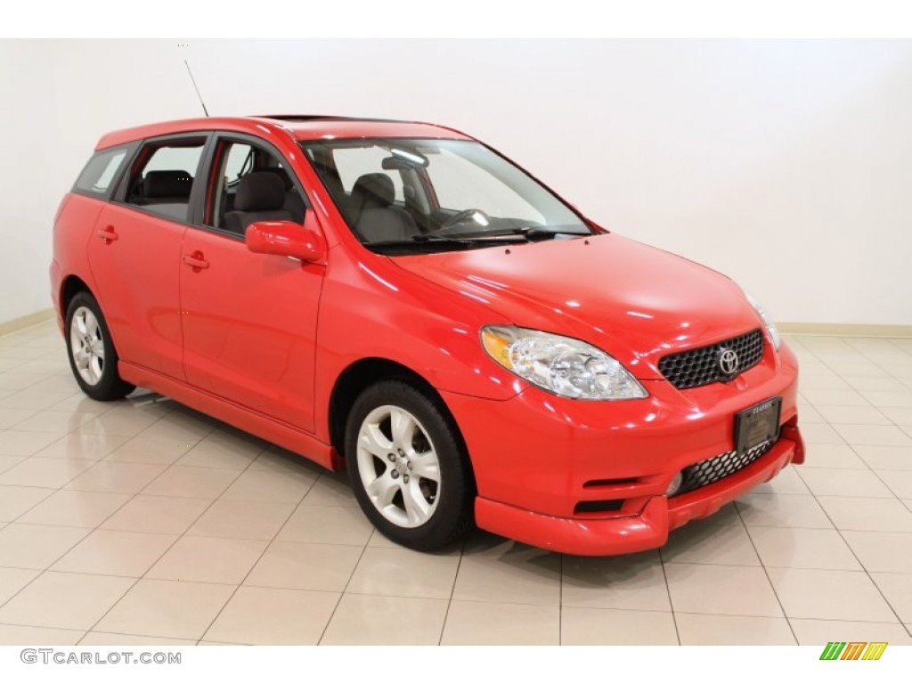 Radiant Red 2003 Toyota Matrix XR Exterior Photo #57085802