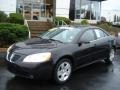 2009 Carbon Black Metallic Pontiac G6 Sedan  photo #2