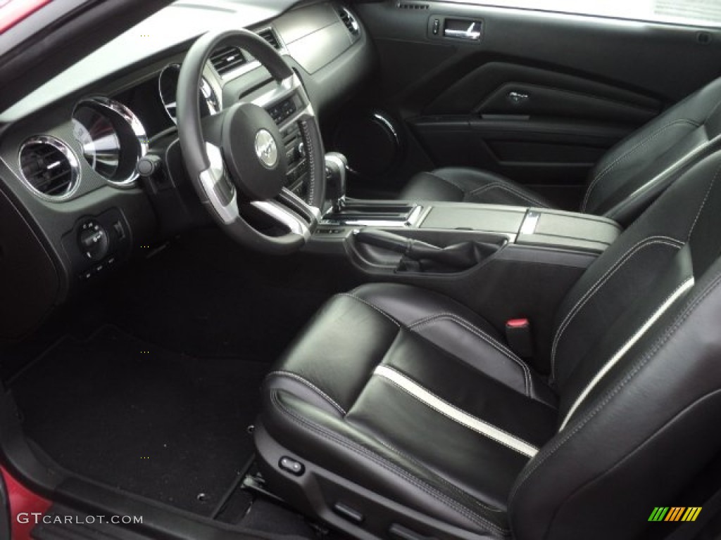 Charcoal Black/Cashmere Interior 2010 Ford Mustang GT Premium Convertible Photo #57086171