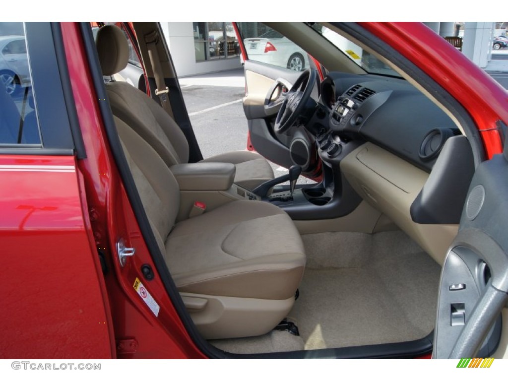 2010 RAV4 I4 - Barcelona Red Metallic / Sand Beige photo #12