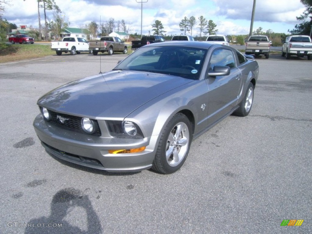 Vapor Silver Metallic 2009 Ford Mustang GT Premium Coupe Exterior Photo #57088193