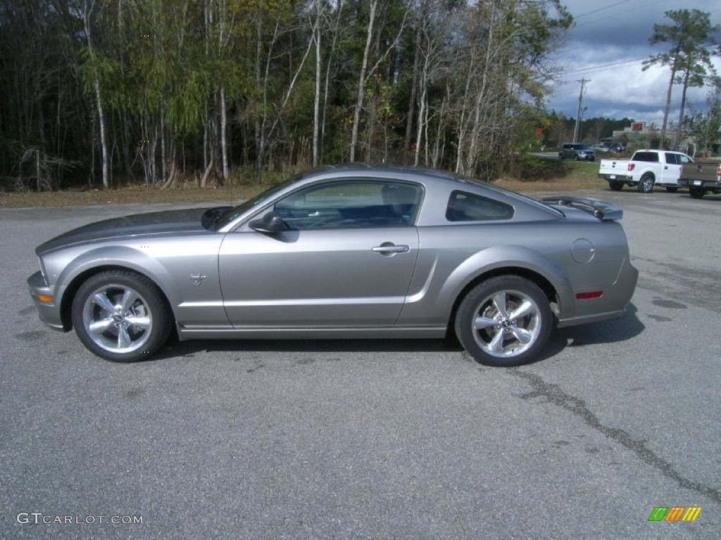 Vapor Silver Metallic 2009 Ford Mustang GT Premium Coupe Exterior Photo #57088235