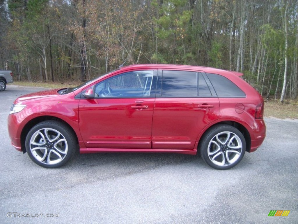 Red Candy Metallic 2011 Ford Edge Sport Exterior Photo #57088639
