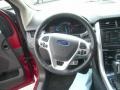 Charcoal Black/Silver Smoke Metallic Steering Wheel Photo for 2011 Ford Edge #57088669