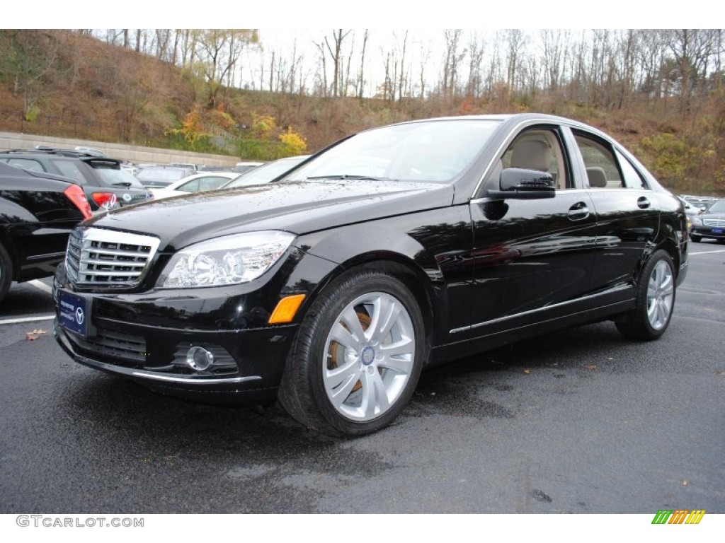 2010 C 300 Luxury 4Matic - Black / Almond/Mocha photo #1