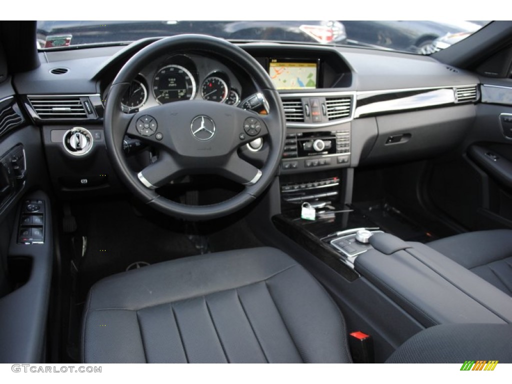 2010 Mercedes-Benz E 550 4Matic Sedan Black Dashboard Photo #57089282